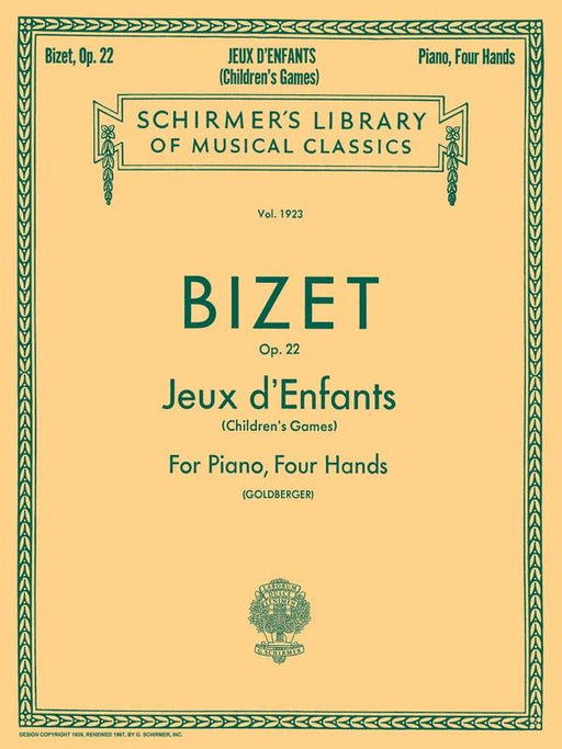 Bizet -Jeux d'Enfants (Children's Games) Op. 22, Piano Duet