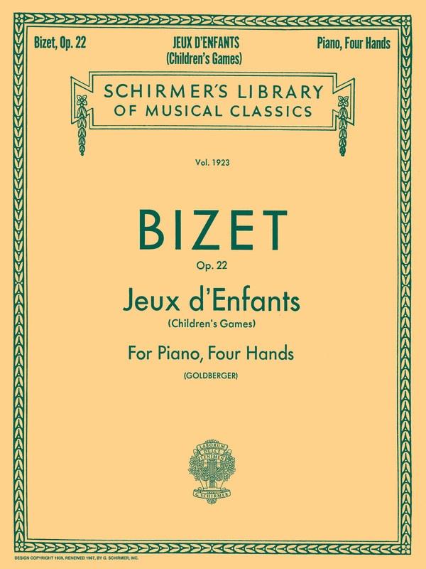 Bizet -Jeux d'Enfants (Children's Games) Op. 22, Piano Duet