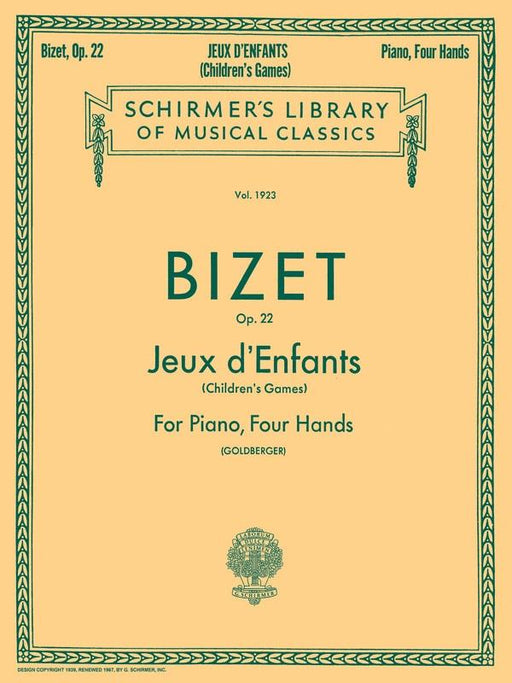 Bizet -Jeux d'Enfants (Children's Games) Op. 22, Piano Duet