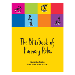 Blitz Book of Harmony Rules Samantha Coates-Theory-BlitzBooks Publications-Engadine Music