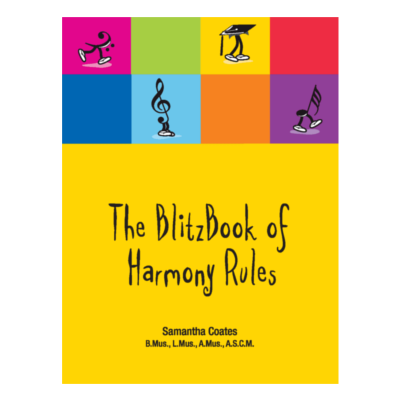Blitz Book of Harmony Rules Samantha Coates-Theory-BlitzBooks Publications-Engadine Music