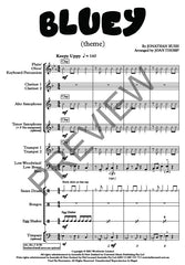 Bluey, Arr. Jonathan Bush Concert Band Grade 1.5