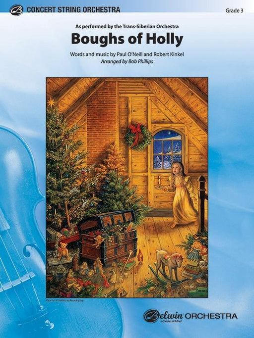 Boughs of Holly, Arr. Bob Phillips String Orchestra Grade 3-String Orchestra-Alfred-Engadine Music