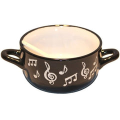 Bowl with Spoon Music Note Design - Various