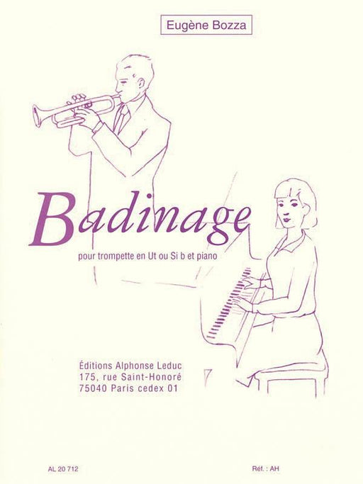 Bozza - Badinage Trumpet & Piano