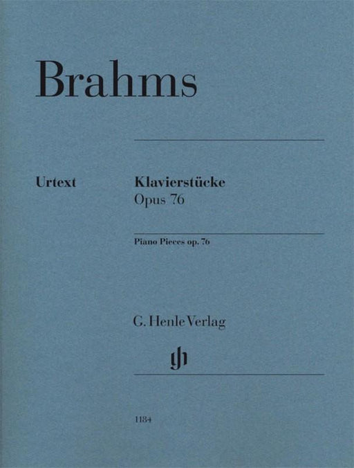 Brahms - Piano Pieces Op. 76 Nos. 1-8-Piano & Keyboard-G. Henle Verlag-Engadine Music
