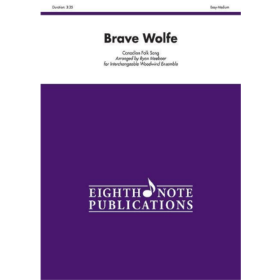 Brave Wolfe Arr. Ryan Meedboer Flex Wind Ensemble-Flexible Wind Ensemble-Eighth Note Publications-Engadine Music