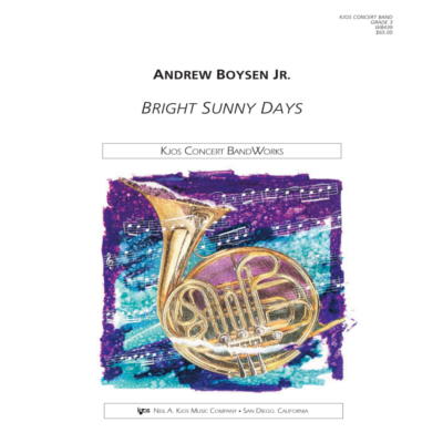 Bright Sunny Days, Andrew Boysen Jr. Concert Band Chart Grade 3-Concert Band chart-Neil A. Kjos Music Company-Engadine Music