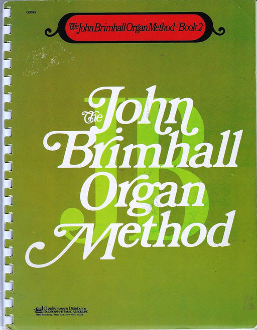 Brimhall - Organ Method Book 2-Electric Organ-EMI Music Publishing-Engadine Music