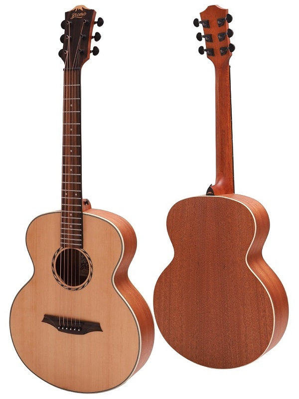 Bromo BAA8S Appalachia Series Mini Jumbo Acoustic Guitar + Gig Bag