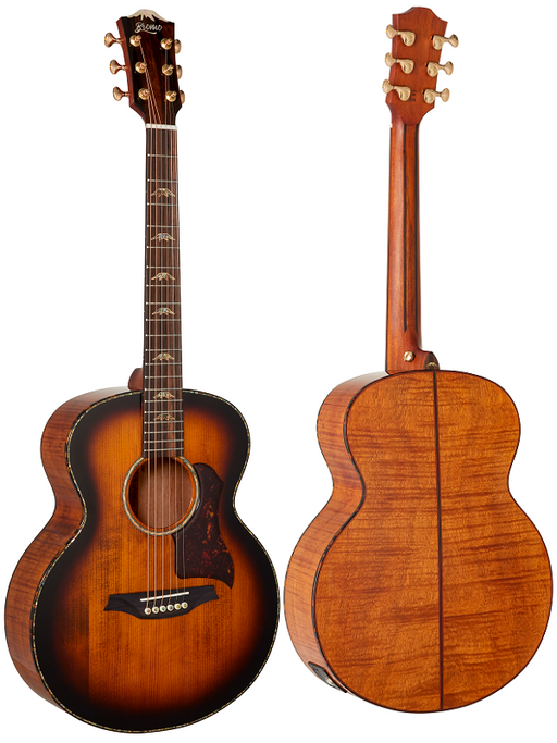 Bromo BAN8E Denali Series Jumbo Electric Acoustic Guitar + Gig Bag