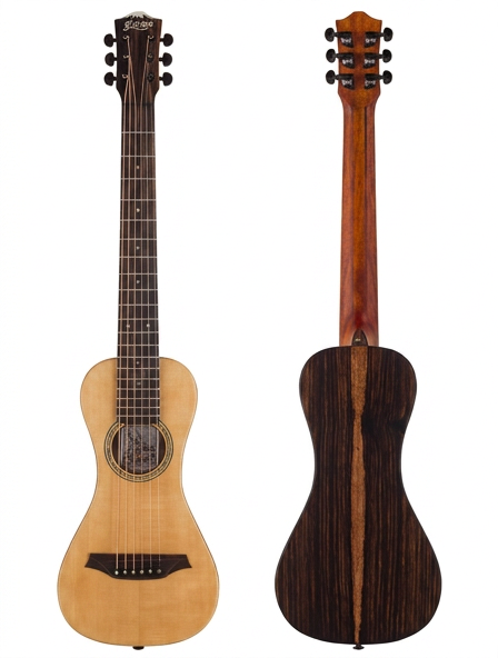 Bromo BAR3E Travel All Solid Acoustic Electric Guitar