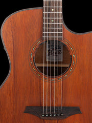 Bromo BAT2MCE Tahoma Series Grand Auditorium Electric / Acoustic Guitar, Mahogany