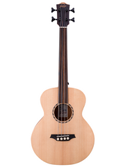 Bromo BAT8E Tahoma Series Mini Jumbo Electric/Acoustic Bass Guitar