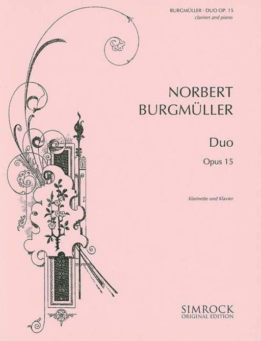 Burgmueller - Duo in E Flat major Op. 15-Woodwind-Simrock-Engadine Music