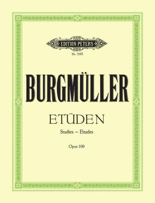 Burgmuller - 18 Characteristic Studies Op. 109, Piano