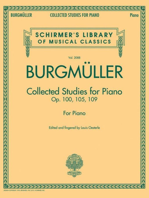 Burgmuller - Collected Studies for Piano-Piano & Keyboard-G. Schirmer Inc.-Engadine Music