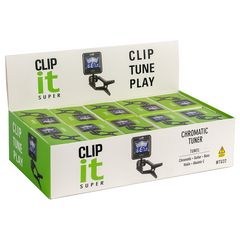CLIP IT Super Digital Clip-on Chromatic Tuner