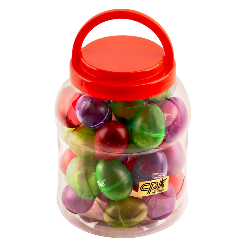 CPK Transparent Egg Maracas (20 pairs)