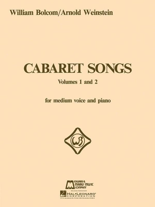 Cabaret Songs - Volumes 1 and 2-Vocal-Edward B. Marks Music Company-Engadine Music