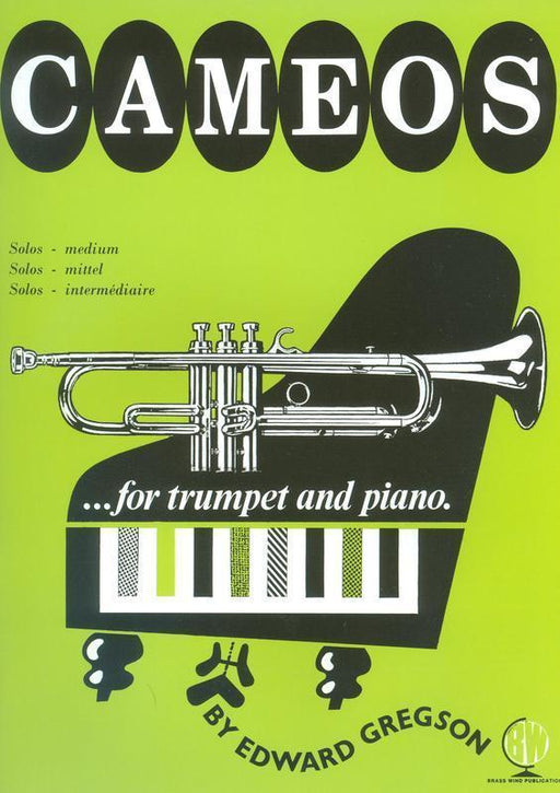 Cameos for Trumpet and Piano-Brass-Brass Wind Publications-Engadine Music