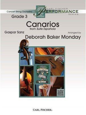 Canarios, Gaspar Sanz Arr. Monday String Orchestra 3-String Orchestra-Carl Fischer-Engadine Music