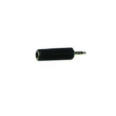 Carson Adaptor 6.3mm Mono Socket Female to 3.5 Stereo Male