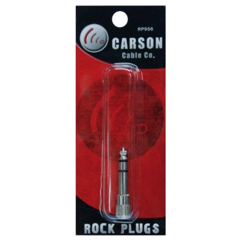 Carson Headphone Adaptor Small to Large Jack RP956-Audio Plug-Carson-Engadine Music