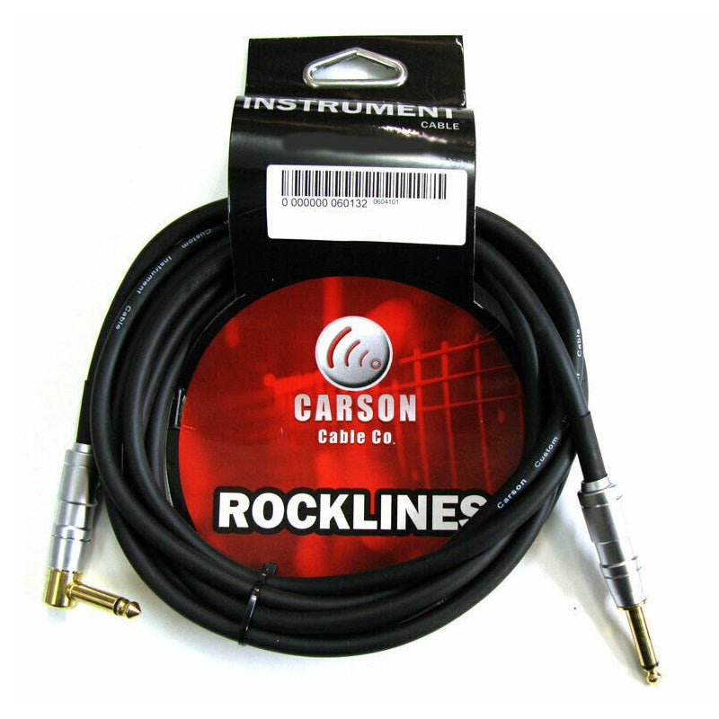 Carson Rocklines Instrument Cable - Various Connectors & Lengths