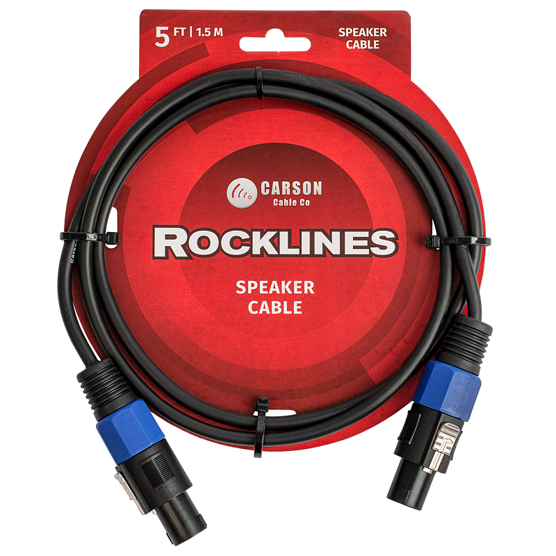 Carson Rocklines Speakon to Speakon Cable - Various Lengths