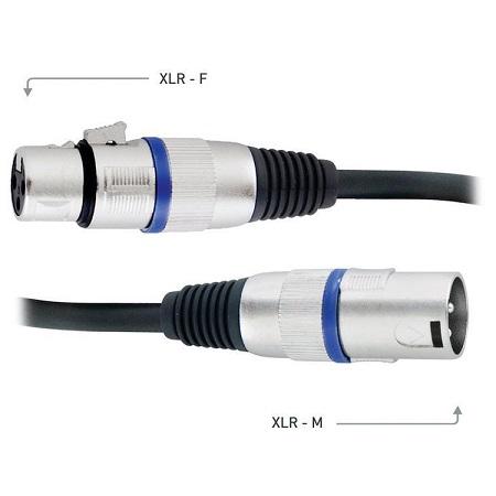 Carson XLR Male To XLR Female Microphone Cable - Various Lengths