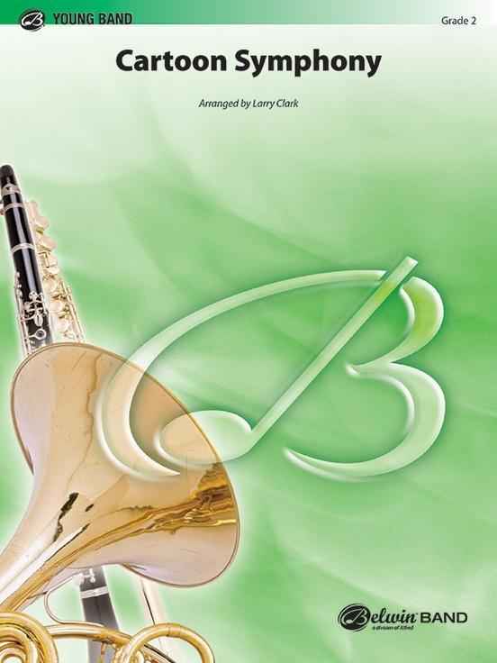 Cartoon Symphony (Cartoon Theme Medley), Arr. Larry Clark Concert Band Grade 2-Concert Band-Alfred-Engadine Music