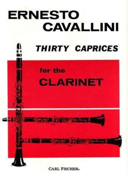 Cavallini - Thirty Caprices, Clarinet-Woodwind-Carl Fischer-Engadine Music