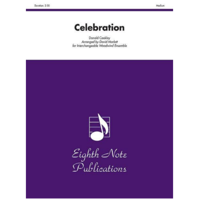 Celebration, Coakley Arr. David Marlatt Flex Wind Ensemble-Flexible Wind Ensemble-Eighth Note Publications-Engadine Music
