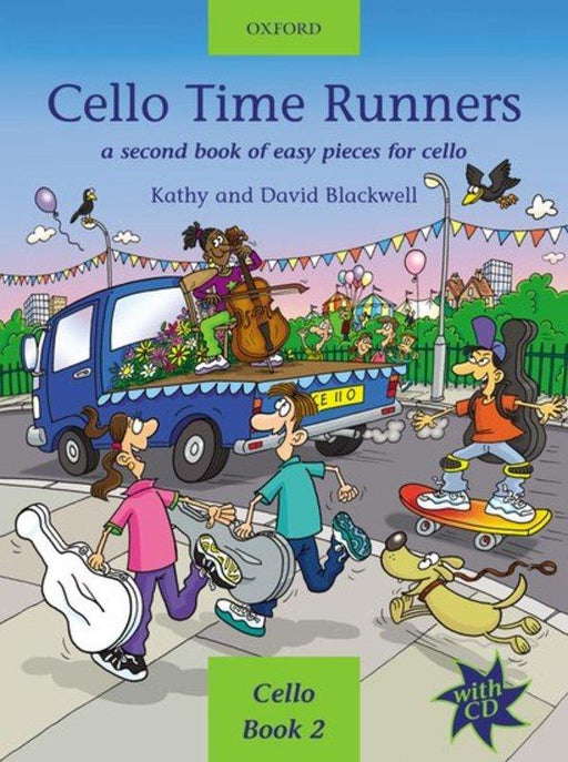 Cello Time Runners Bk/CD-Strings-Oxford University Press-Engadine Music