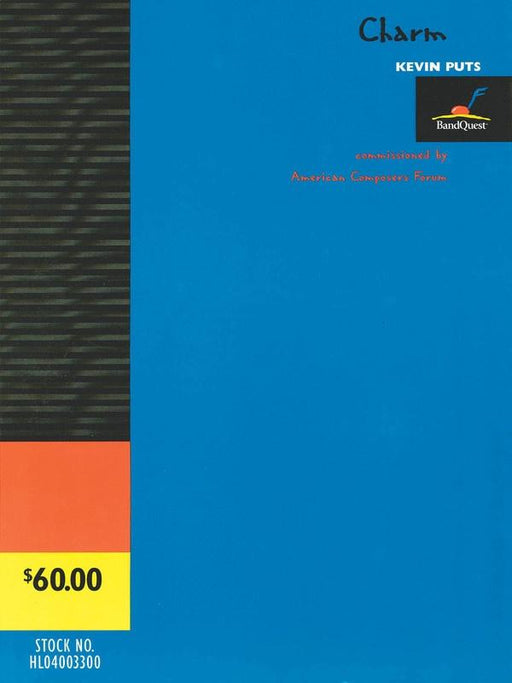 Charm, Kevin Puts Concert Band Grade 3-Concert Band-American Composers Forum-Engadine Music