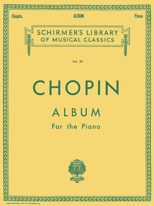 Chopin Album, Piano-Piano & Keyboard-G. Schirmer, Inc.-Engadine Music