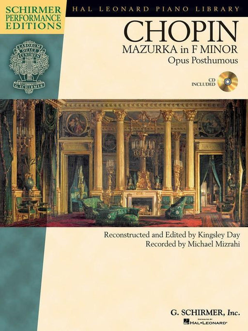 Chopin - Mazurka in F minor, Op. post. Piano-Piano & Keyboard-G. Schirmer Inc.-Engadine Music