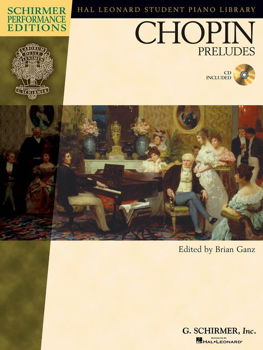 Chopin - Preludes, Piano Book & Online Audio-Piano & Keyboard-G. Schirmer, Inc.-Engadine Music