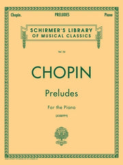 Chopin - Preludes, Piano-Piano & Keyboard-G. Schirmer Inc.-Engadine Music