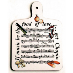 Chopping Board If Music be the Food-Homeware-Engadine Music-Engadine Music