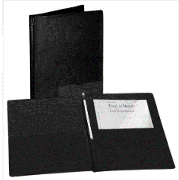 Choral Concert Folder - Black-Music Folder-Neil A. Kjos Music Company-Engadine Music