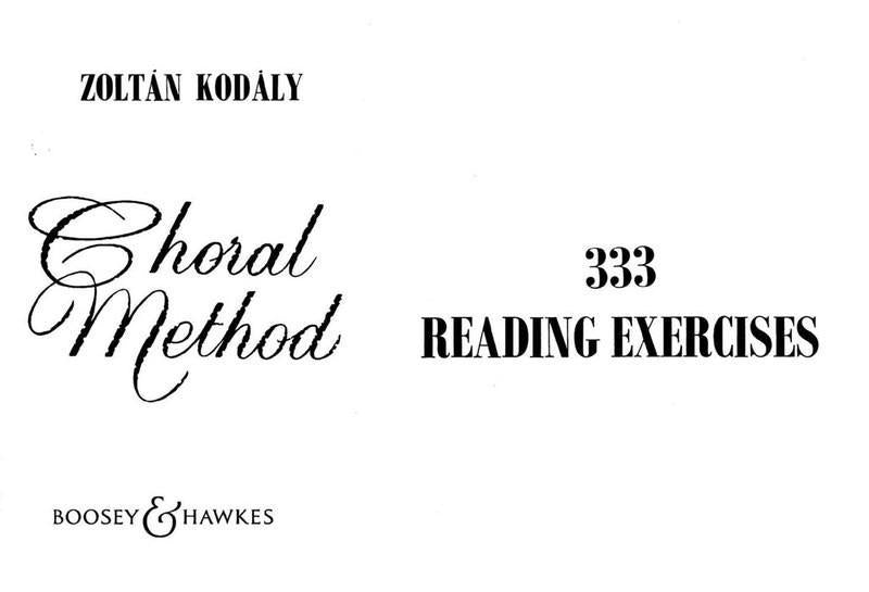 Choral Method Vol. 2 - 333 Reading Exercises-Classroom-Boosey & Hawkes-Engadine Music
