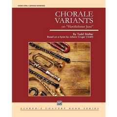 Chorale Variants, Todd Stalter Concert Band Chart Grade 4-Concert Band Chart-Alfred-Engadine Music