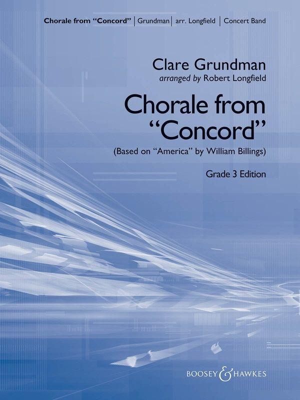 Chorale from Concord, Grundman Arr. Robert Longfield Concert Band Grade 3-Concert Band Chart-Boosey & Hawkes-Engadine Music
