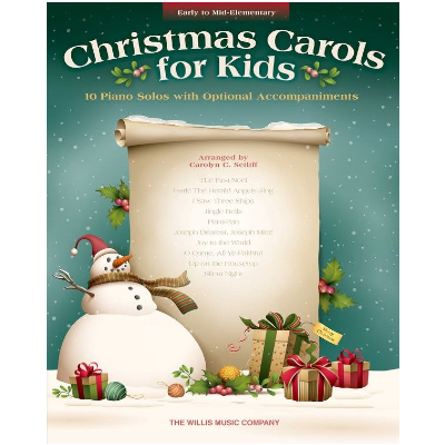 Christmas Carols for Kids - Piano-Piano & Keyboard-Willis Music-Engadine Music