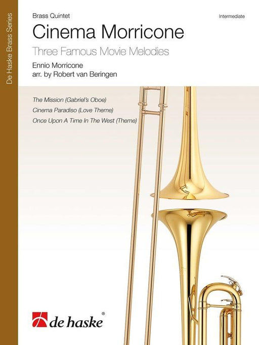 Cinema Morricone, Arr. Robert van Beringen Brass Quintet-Brass Quintet-De Haske Publications-Engadine Music