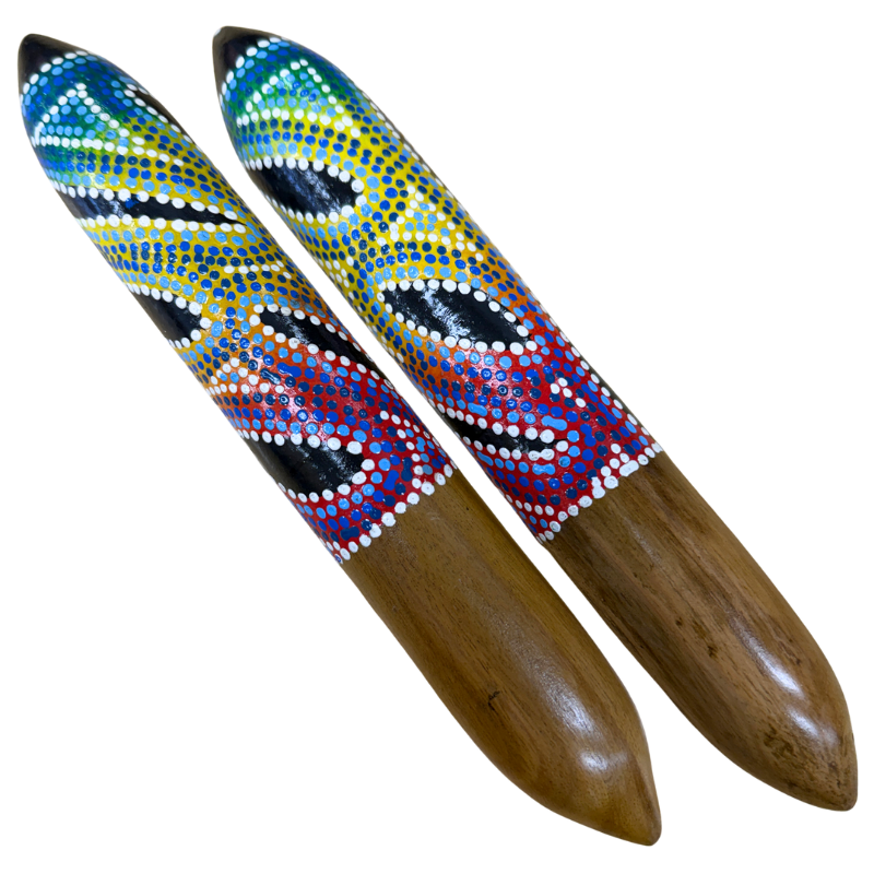 Clap Sticks Rounded Dot Art - Various