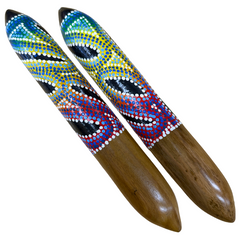 Clap Sticks Rounded Dot Art - Various