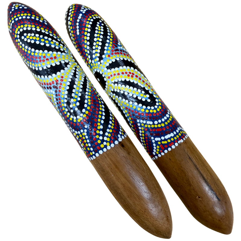 Clap Sticks Rounded Dot Art - Various